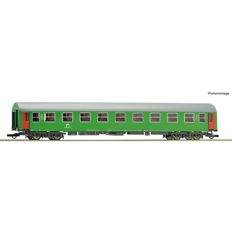 ROCO  4-axle passenger car type Y/B-70 B 2nd class (formerly 1st class)  ZSSK, 5th-6th series  H0