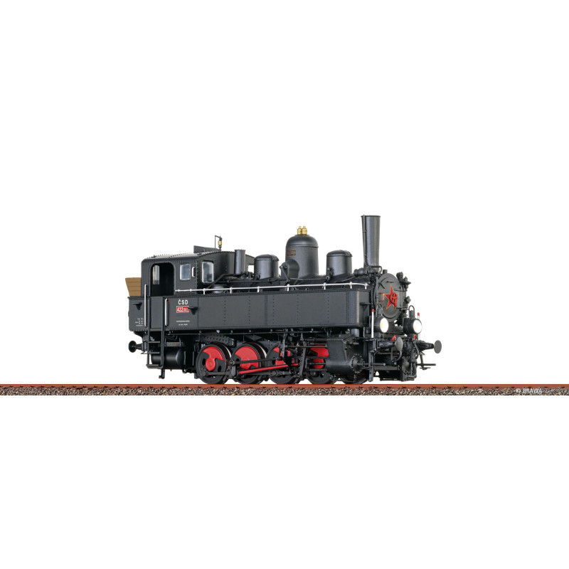 BRAWA Steam tender locomotive 422.062 ČSD, Kolín depot, 3rd series, Digital EXTRA  H0