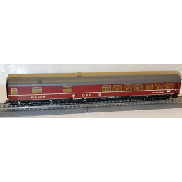 TILLIG  4-axle dining car "DSG" WR4üm-64 DB, 3rd class  TT