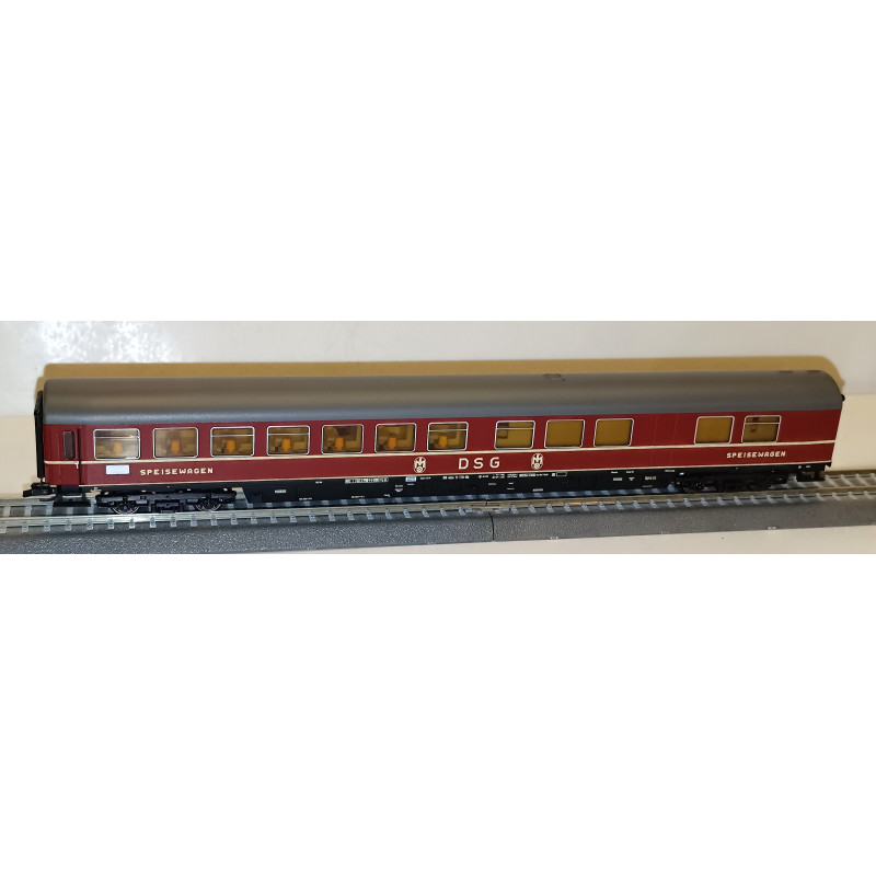 TILLIG  4-axle dining car "DSG" WR4üm-64 DB, 3rd class  TT