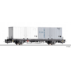 2-axle container wagon...