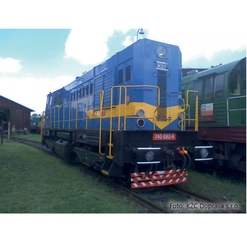 TILLIG diesel locomotive 740.692 "Kocour, Bangle" KŽC Doprava s.r.o., 6th edition  TT