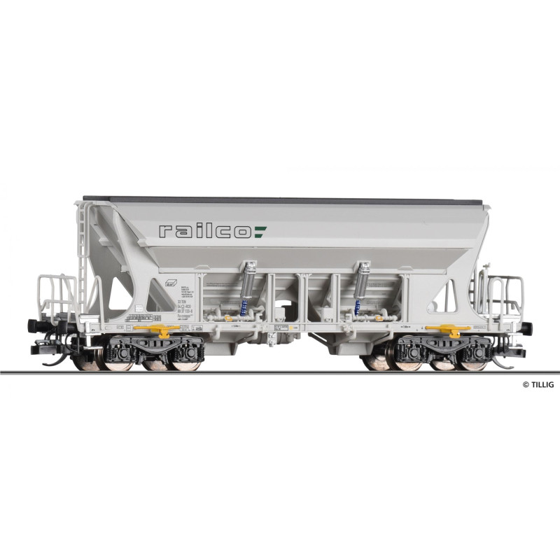 TILLIG 4th generation Faccnpps dump car by RAILCO, 6th edition. TT