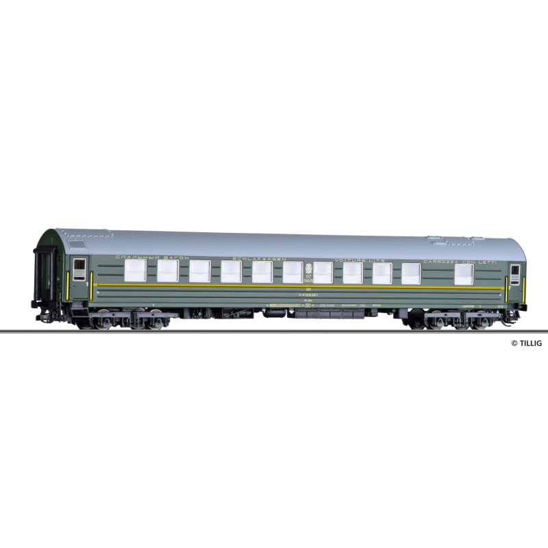 TILLIG  4-axle sleeping car WLABm SŽD, 4th class  TT