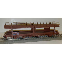 ČSTRAIN 97160 Set of 3 Npp/Leks ČSD, containing brown Škoda a.a.s H0 car transporters