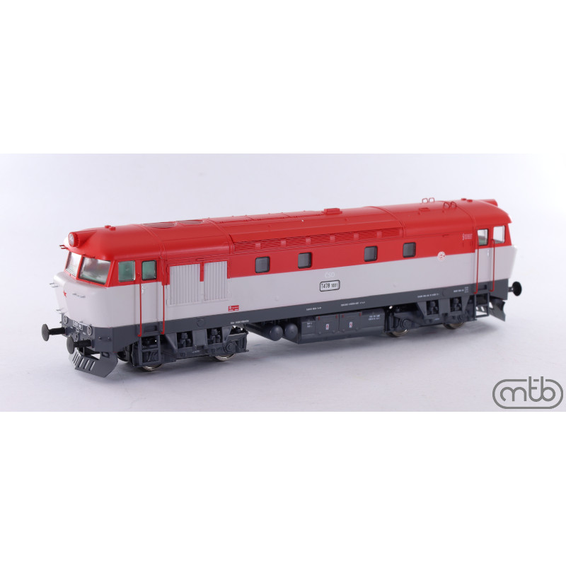 copy of H0 - ČSD T478.1001 "Zamračená/Bardotka" prototype version - analog, MTB