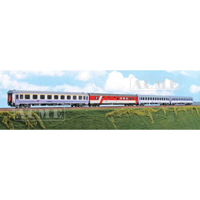 A.C.M.E. set  EC 106/107  “Praha” , 1x 1.tř. PKP + WRmz ČD + 2x 2.tř. PKP, 5.ep.  H0