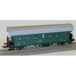 Set of 4 double-ended "Donnerbuchsen" passenger cars, ČSD H0