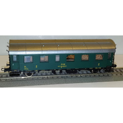 Set of 4 double-ended "Donnerbuchsen" passenger cars, ČSD H0