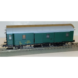 Set of 4 double-ended "Donnerbuchsen" passenger cars, ČSD H0