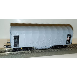 ROCO  set of 2 covered wagons with sliding tarpaulin Shimmns ČD, 5 - 6.ep.   H0