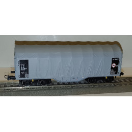 ROCO  set of 2 covered wagons with sliding tarpaulin Shimmns ČD, 5 - 6.ep.   H0