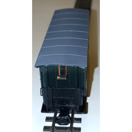 copy of PRAGOMODEL  2-axle 3rd class passenger car Ci/ú ČSD, ep.II - III, 2x round ventilators  H0/e