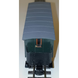 PRAGOMODEL  2nápr. osobní vůz 3.třídy Ci/ú 319 ČSD, ep.II - III, 2x kulaté větráky  H0/e