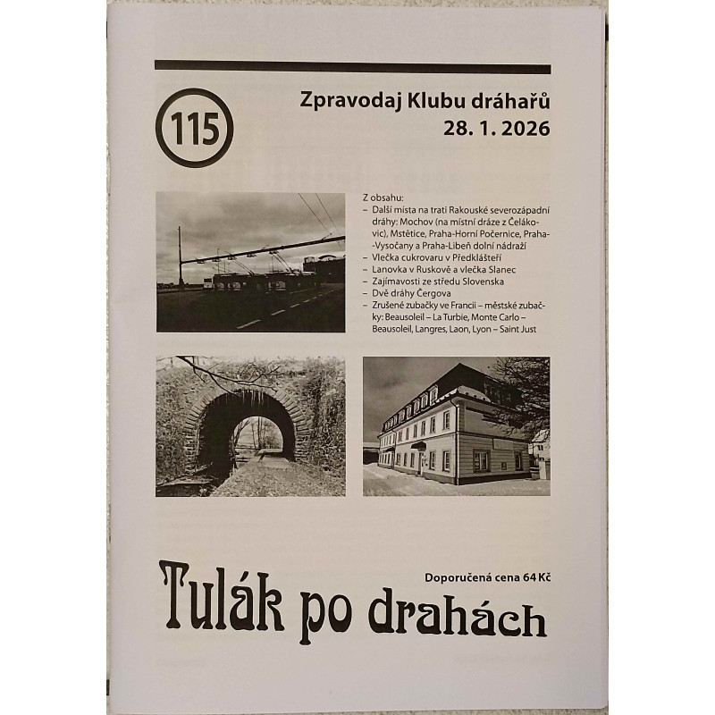 Tulák po drahách č.115 (28.01.2026)
