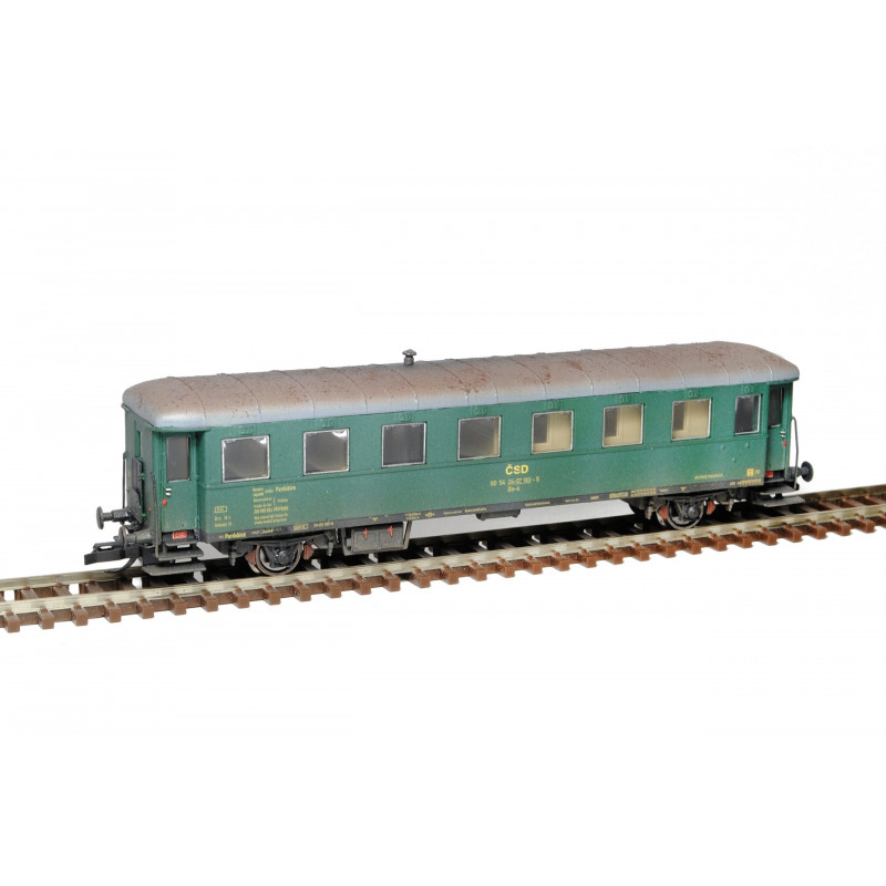 SDV 2-axle passenger car for military transport Be-k/Baa-k ČD/ČSD 695, TT model kit