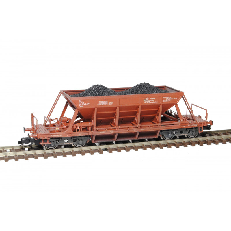 SDV 4-axle self-unloading wagon Faccs 10 type 2-220 ČD/MUS, TT model kit