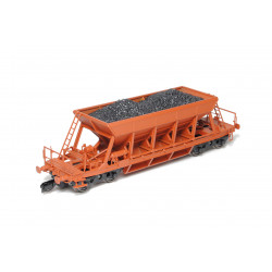 SDV 4nápr. samovýsypný vůz Faccs 10 typ 2-220 ČD/MUS , stavebnice TT