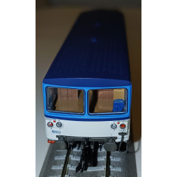 copy of ROCO motor car 810.472-1 + BDtax ČD trailer car "Šukafón, Orchestrión", "Najmrd" paint job, analog TT