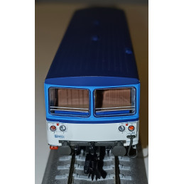 copy of ROCO motor car 810.472-1 + BDtax ČD trailer car "Šukafón, Orchestrión", "Najmrd" paint job, analog TT