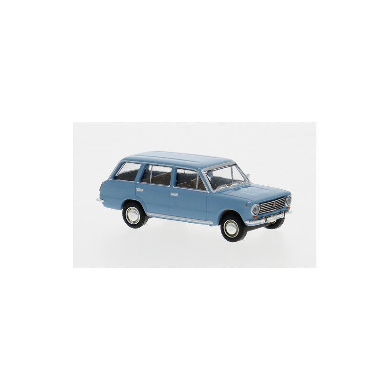 BREKINA  22425 Fiat 124 (LADA) Combi, bleděmodrý, 1966  H0