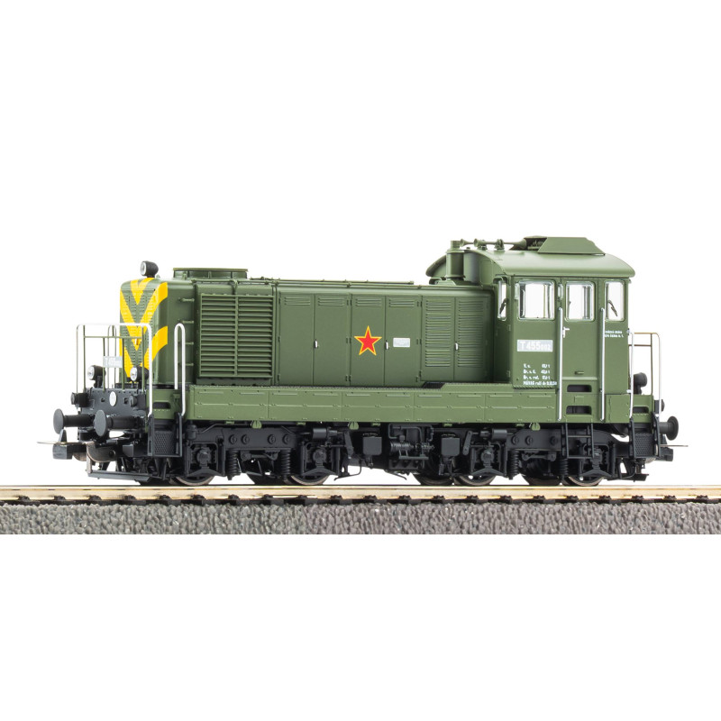 PIKO T455.0 ČSD diesel locomotive, 3rd series, analog  H0