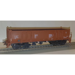 PRAGOMODEL  Otevřený 4nápr. nákladní vůz řady Vsa ČSD s brzdařskou plošinou, červenohnědý, 4.ep.  H0