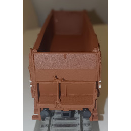 PRAGOMODEL  Otevřený 4nápr. nákladní vůz řady Vsa ČSD s brzdařskou plošinou, červenohnědý, 4.ep.  H0