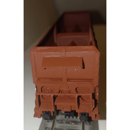 PRAGOMODEL Výsypný 4nápr. vůz Fad/Wa ČSD, hnědý , 4.ep.   H0