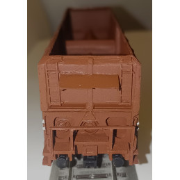 PRAGOMODEL Výsypný 4nápr. vůz Fad/Wa ČSD, hnědý , 4.ep.   H0