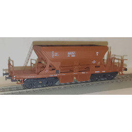 copy of CZMHAND  Otevřený 2nápr. nákladní vůz řady Vtd ČSD s brzdařskou budkou, dřevěné bočnice, červenohnědý, 3.ep.  H0