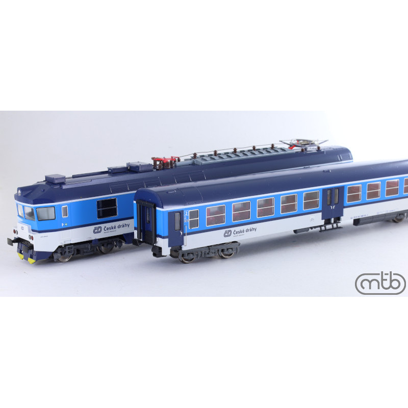 MTB  Elektrická příměstská jednotka řady 560 - set 2: 560.008 + 060.016 ČD, nátěr "Najmrd", 6.ep. H0