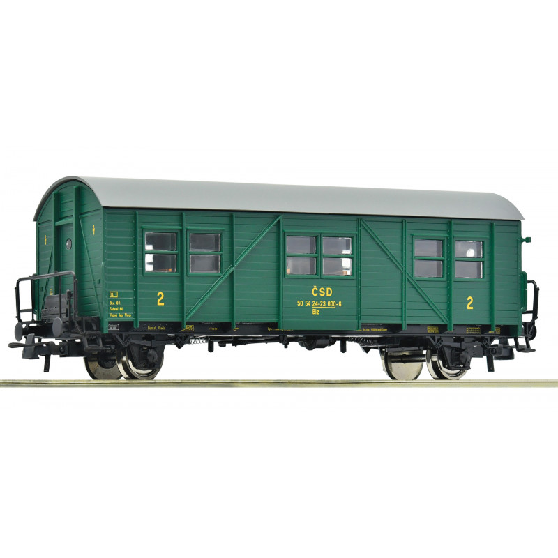 ROCO 2-axle captured passenger car Biz 2nd class ČSD, IV.ep. H0