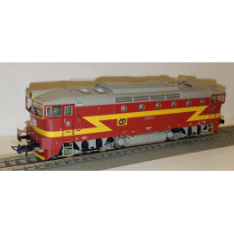 ROCO mot. lokomotiva 753.211-2 ČD "Brejlovec, Dvoukomíňák", 5.ep., digitál + zvuk  H0