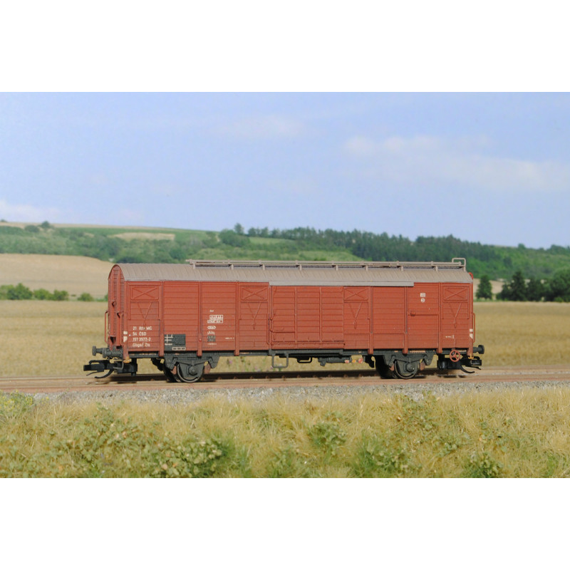 copy of SDV  Covered wagon Gbkks 12 ČSD, ČD, AČR, 4th - 6th series, kit    TT