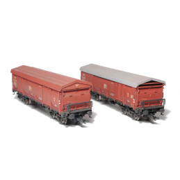 copy of SDV  Covered wagon Gbkks 12 ČSD, ČD, AČR, 4th - 6th series, kit    TT