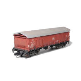 copy of SDV  Covered wagon Gbkks 12 ČSD, ČD, AČR, 4th - 6th series, kit    TT