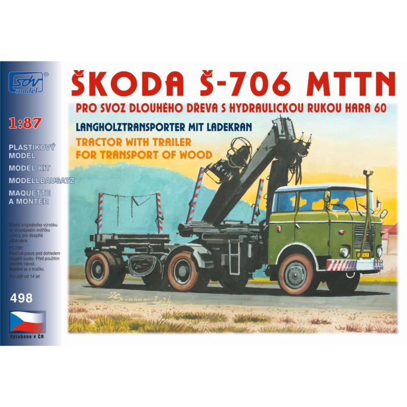 SDV Škoda 706 MTTN, stavebnice  H0