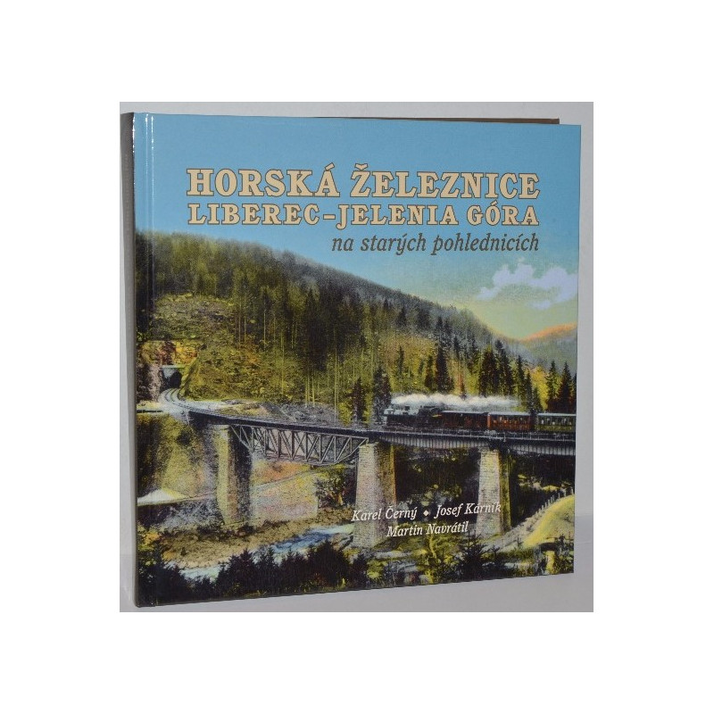 The Liberec-Jelenia Gora mountain railway on old postcards