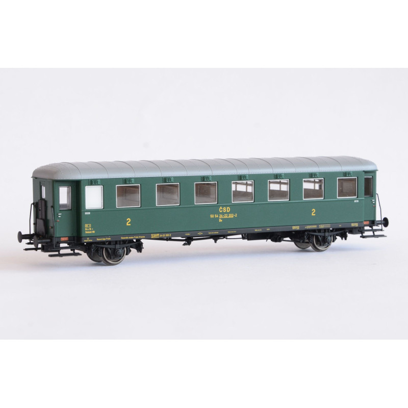 EL-H0 Osobní vůz Be (ex Ce) 24-22 246-9  ČSD, 4.ep., osvětlení  H0
