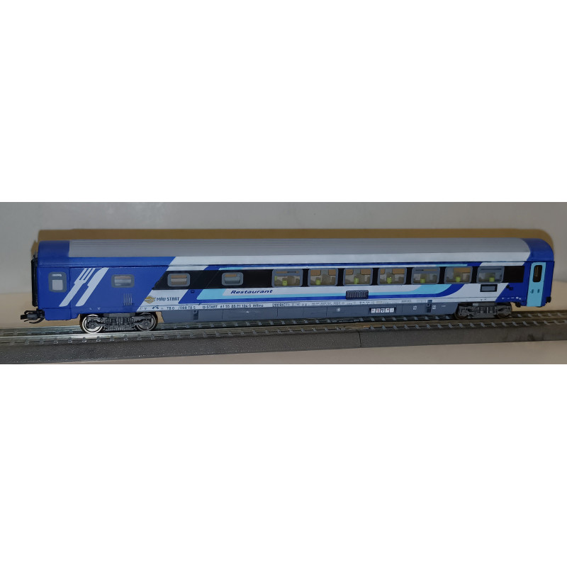 copy of TT MODEL  4-axle 2nd class passenger car Bpmz MÁV H-START, 6th edition    TT